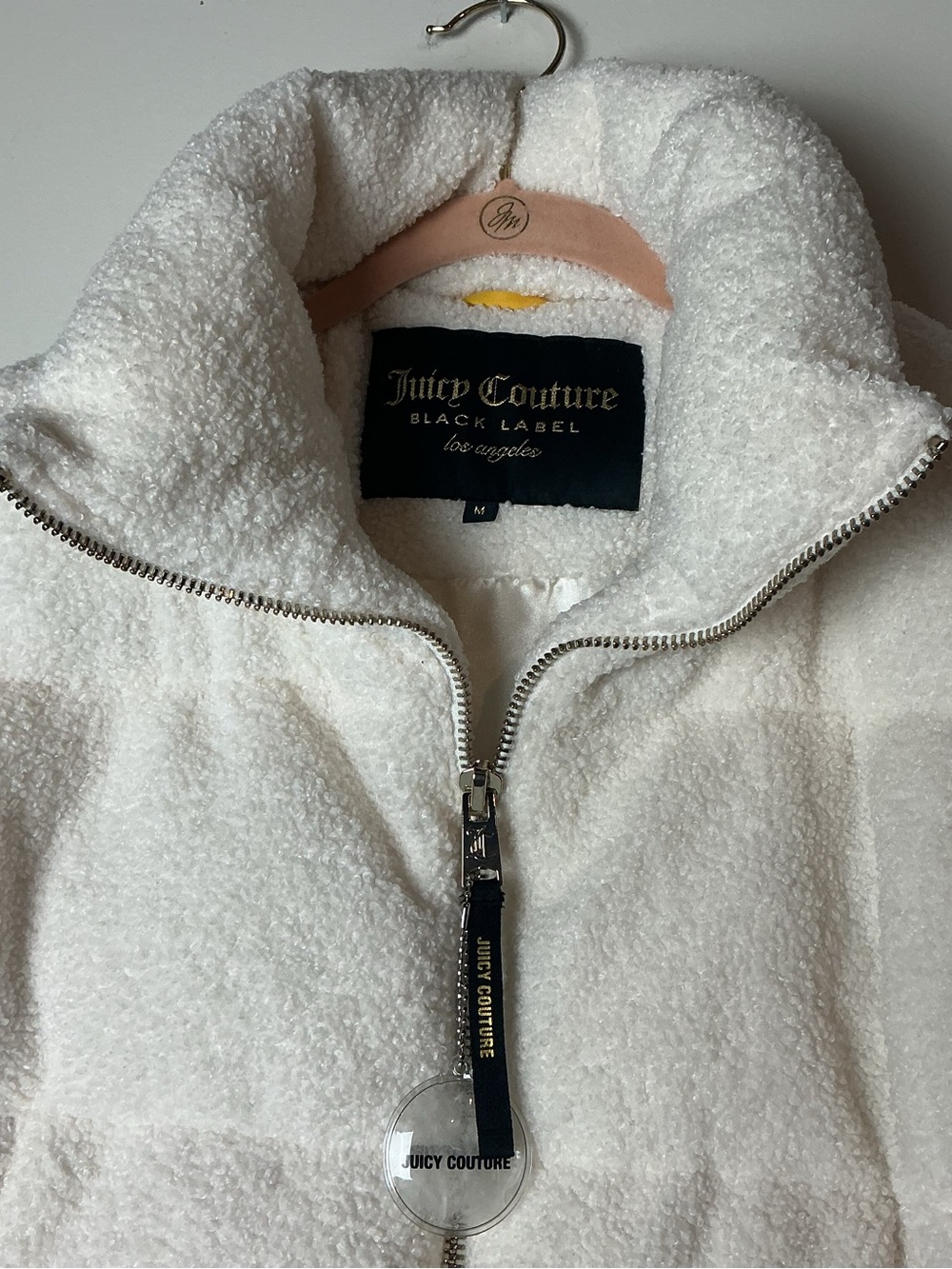 Juicy Couture Black Label Short Puffer Jacket Women’s Size M - Picture 2 of 7